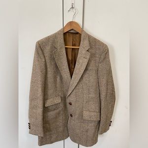Vintage Tweed Blazer with Elbow Patches